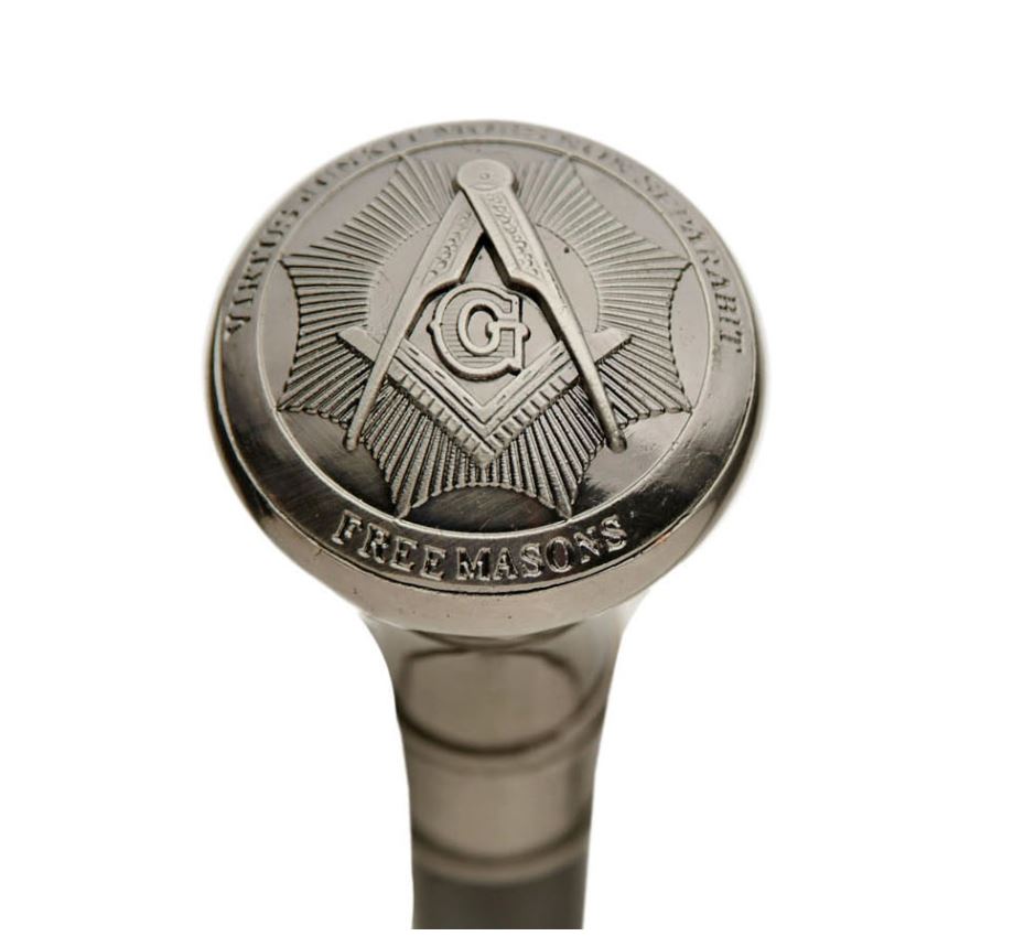 Canne Épée Franc-Maçonnerie Argenté