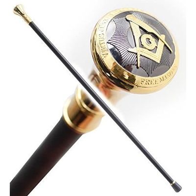 Canne Épée Franc-Maçonnerie Dorée