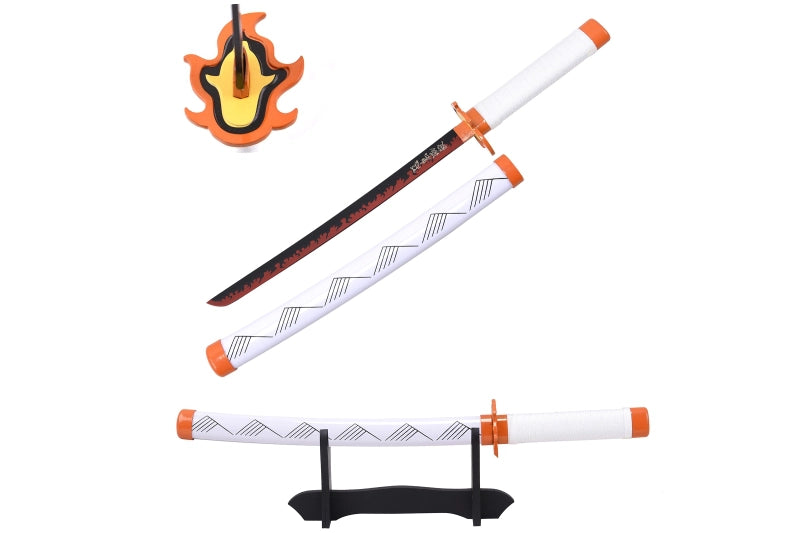 Mini Katana Rengoku Kyoujurou + support - Demon Slayer