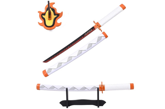 Mini Katana Rengoku Kyoujurou + support - Demon Slayer