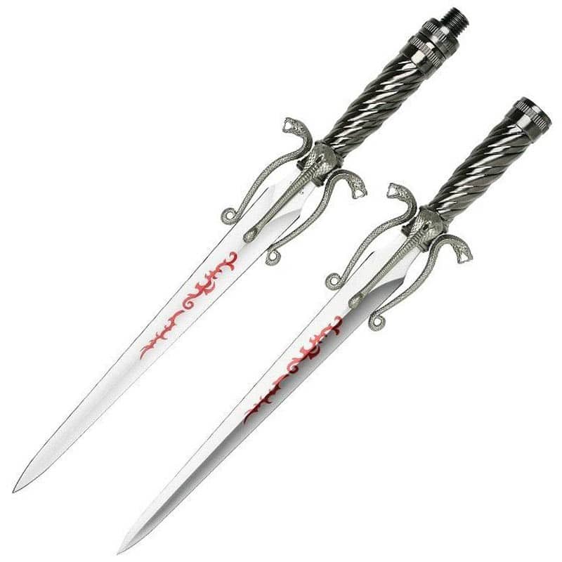 DAGUE ÉPÉE DOUBLE LAMES COBRA