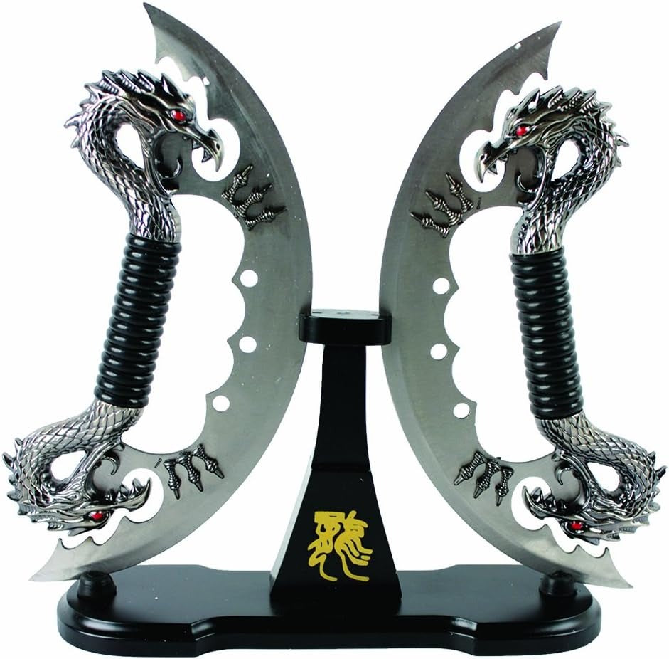 2 Dagues Dragon Gris
