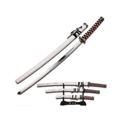 Set de 3 Katanas Blancs - Décoration