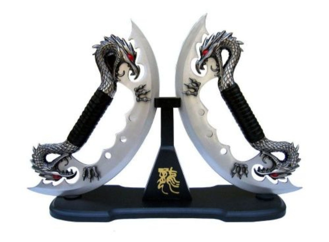 2 Dagues Dragon Gris
