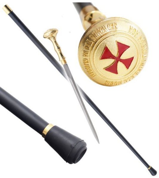 Canne Épée Templiers