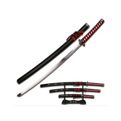 Set de 3 Katanas Noirs - Décoration